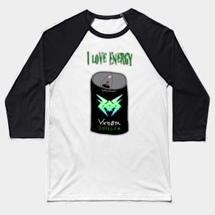 WhyVxnom I love Energy Merch Baseball T-Shirt